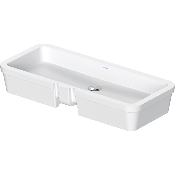 Duravit Vero Air Undermount Sink 31 1/2 White High Gloss, Number Of Faucet Holes: 0, Overflow, Ground - 0384800017 - main